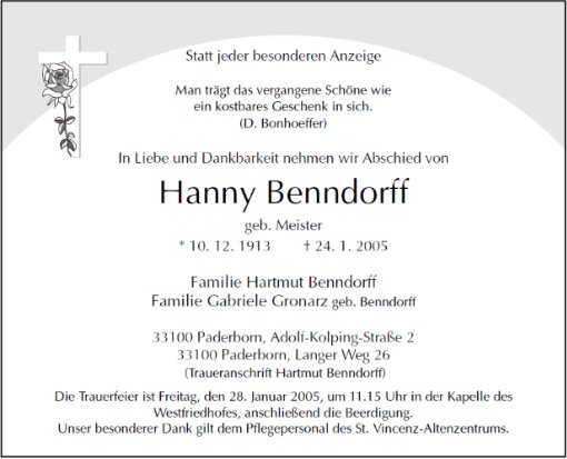 Hanny Benndorff