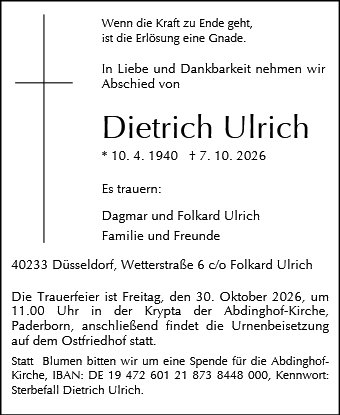 Dietrich Ulrich