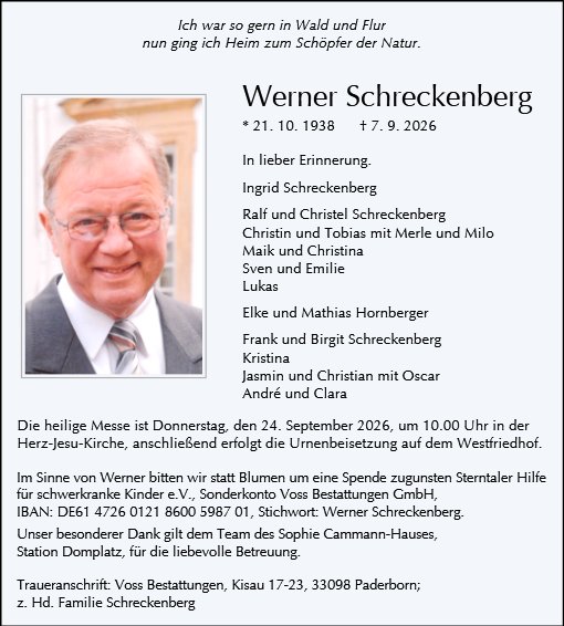 Werner Schreckenberg