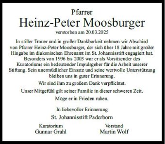 Heinz Peter Moosburger