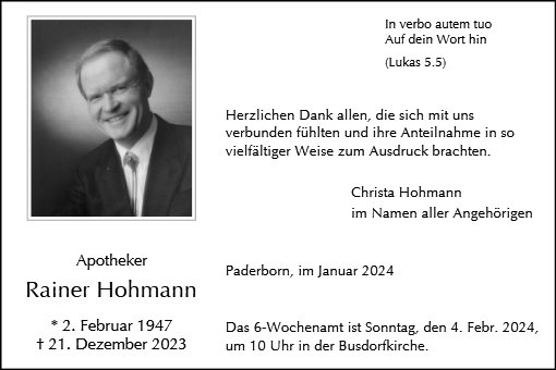 Rainer Hohmann