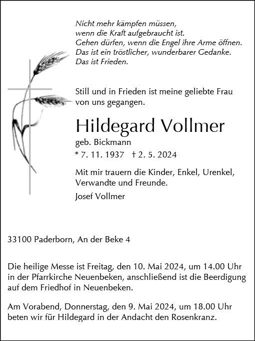 Hildegard Vollmer