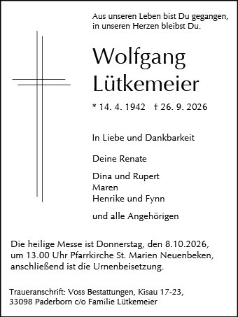 Wolfgang Lütkemeier