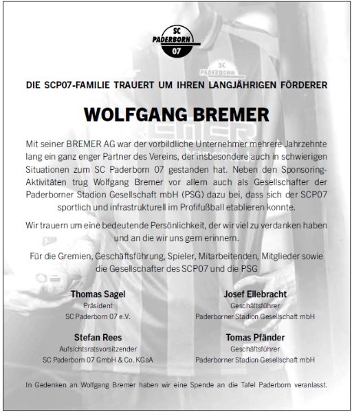 Wolfgang Bremer