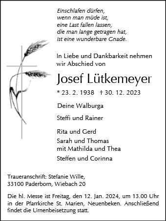 Josef Lütkemeyer