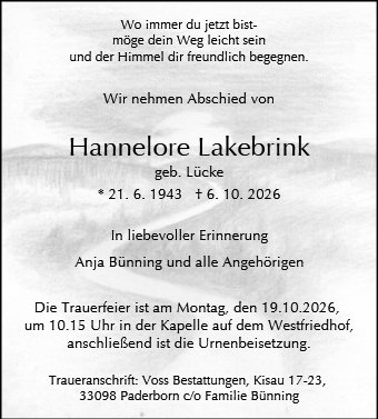Hannelore Lakebrink