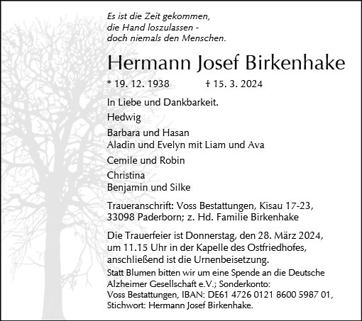 Hermann Josef Birkenhake