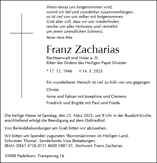 Franz Zacharias