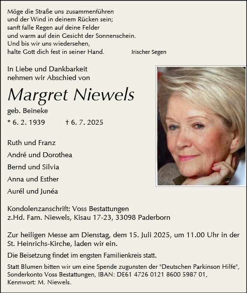 Margret Niewels