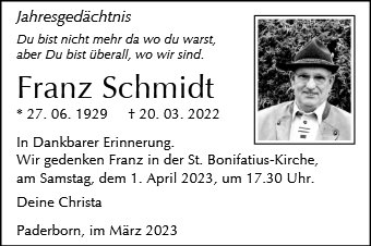 Franz Schmidt