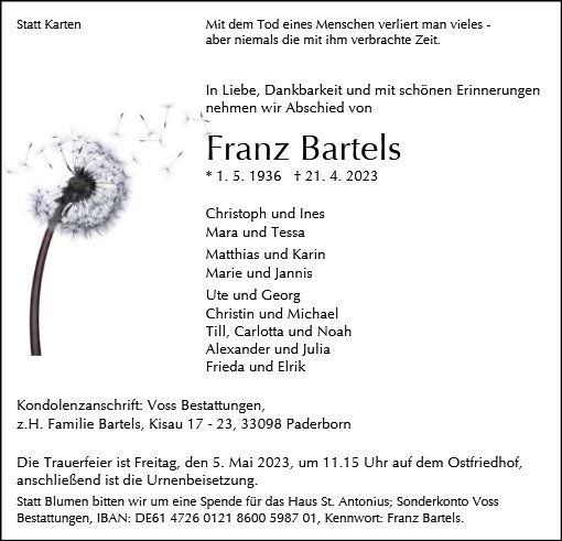 Franz Bartels