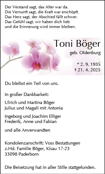Toni Böger