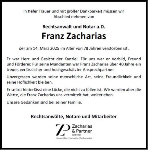 Franz Zacharias
