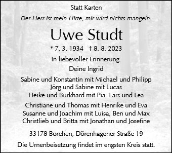 Uwe Studt