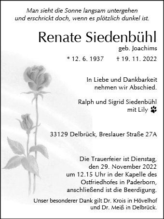 Renate Siedenbühl