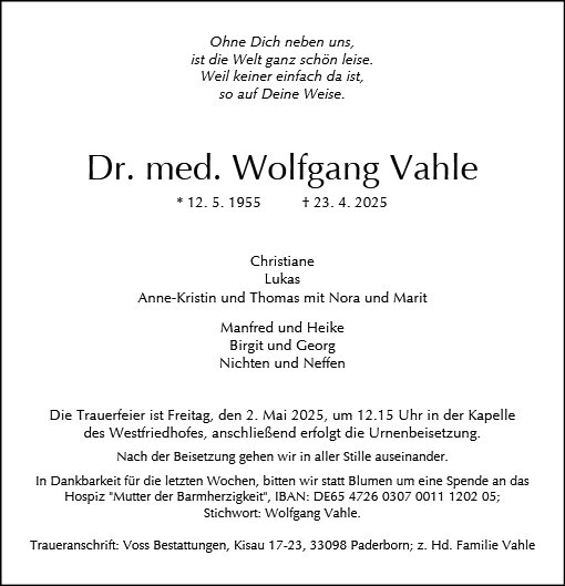 Wolfgang Vahle