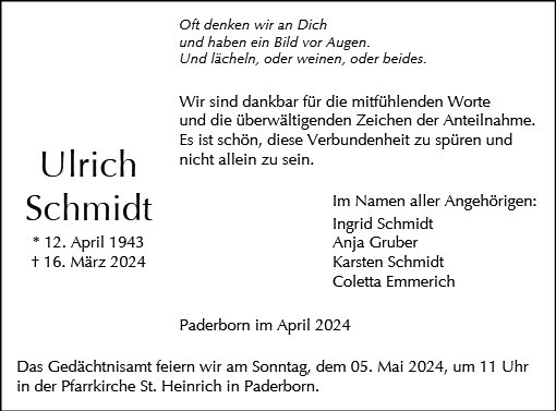 Ulrich Schmidt