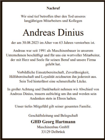 Andreas Dinius