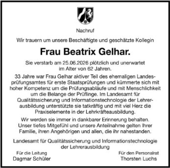 Beatrix Gelhar