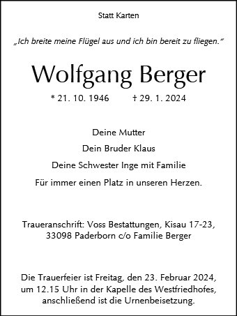 Wolfgang Berger