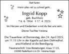 Anzeige