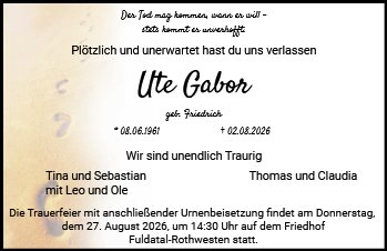 Ute Gabor