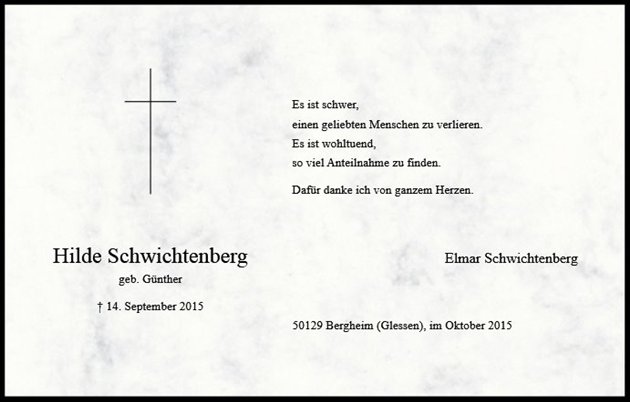 Hildegard Schwichtenberg