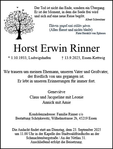 Horst Erwin Rinner