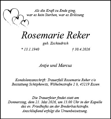 Rosemarie Reker