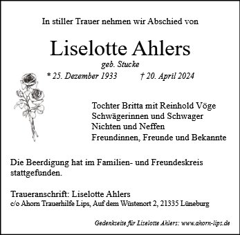Liselotte Ahlers