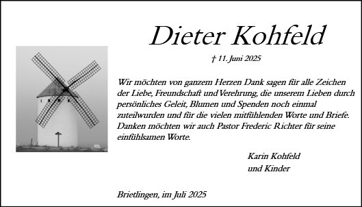 Dieter Kohfeld