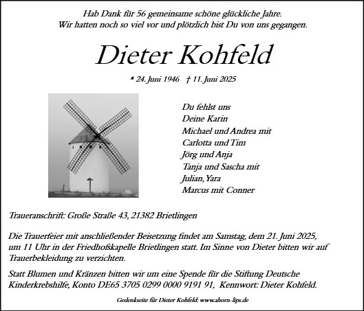 Dieter Kohfeld