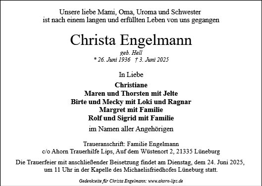 Christa Engelmann