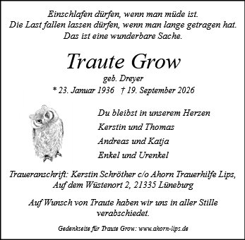 Traute Grow