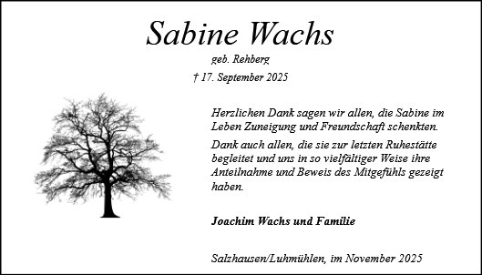 Sabine Wachs