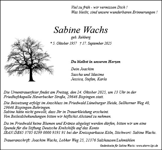 Sabine Wachs