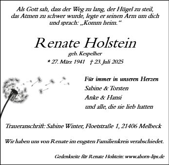 Renate Holstein