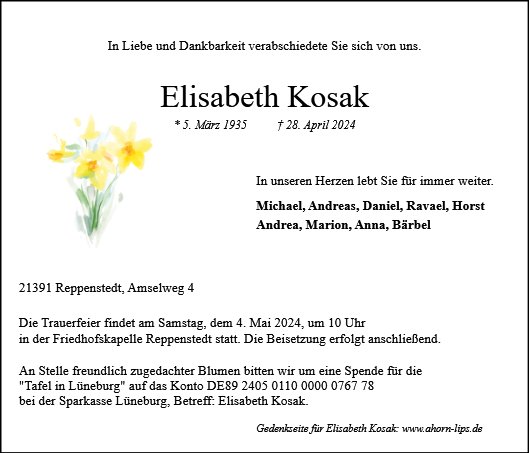 Elisabeth Kosak