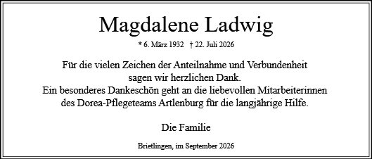 Magdalene Ladwig