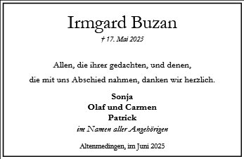 Irmgard Buzan