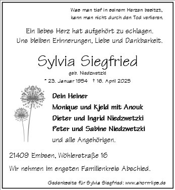 Sylvia Siegfried