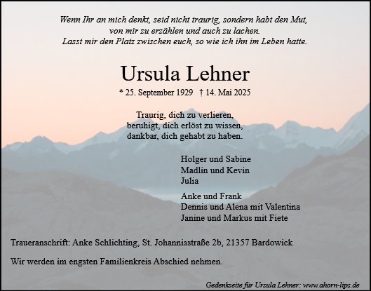 Ursula Lehner