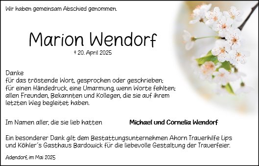 Marion Wendorf
