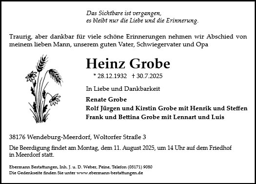 Heinz Grobe