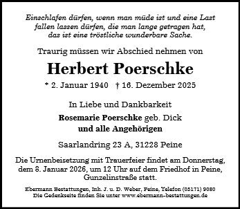 Herbert Poerschke