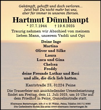 Hartmut Dünnhaupt