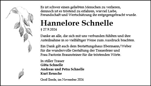 Hannelore Schnelle