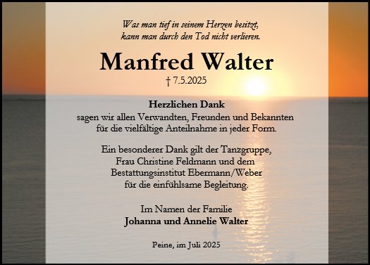 Manfred Walter