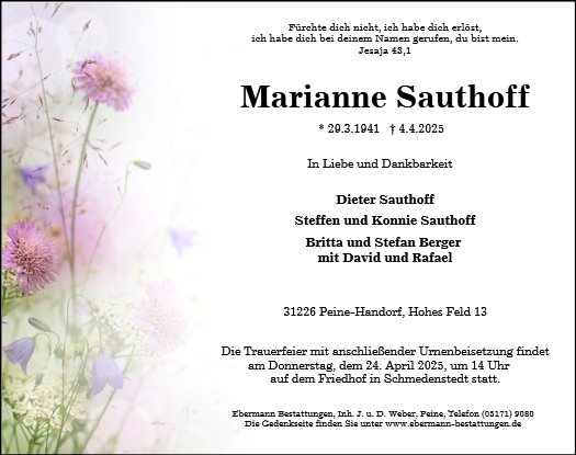Marianne Sauthoff