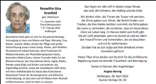 Roswitha Kronfeld